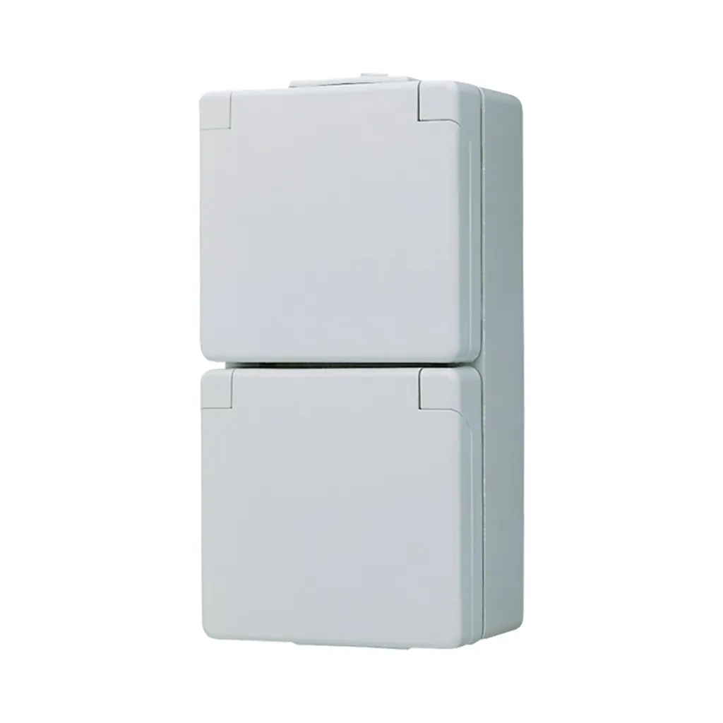 JUNG WG600 Prise de Courant Double 622W IP44 avec Contact de Protection