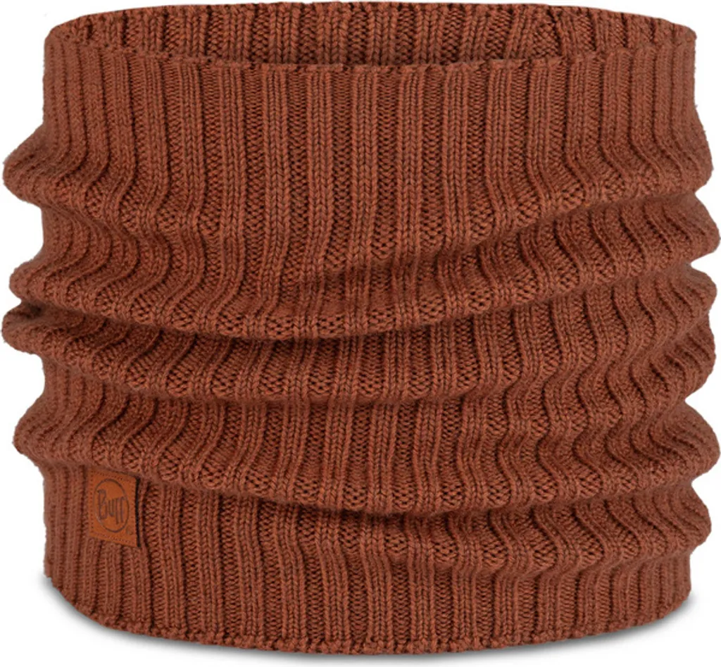 Tour de cou en tricot BUFF Brun Cannelé - Snood hivernal pour adulte