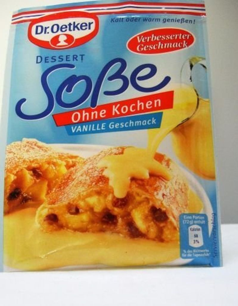 Sauce sans cuisson saveur vanille Dr. Oetker, 39 g Image du produit 
