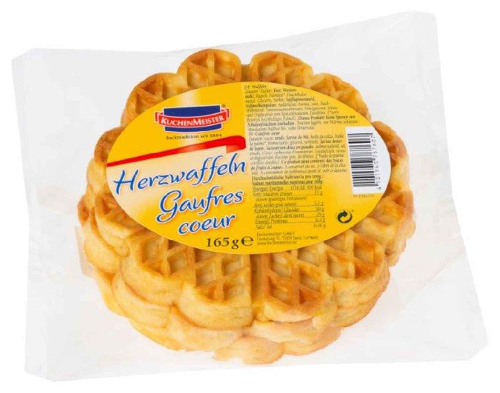KuchenMeister Herzwaffeln 165g Produktbild 