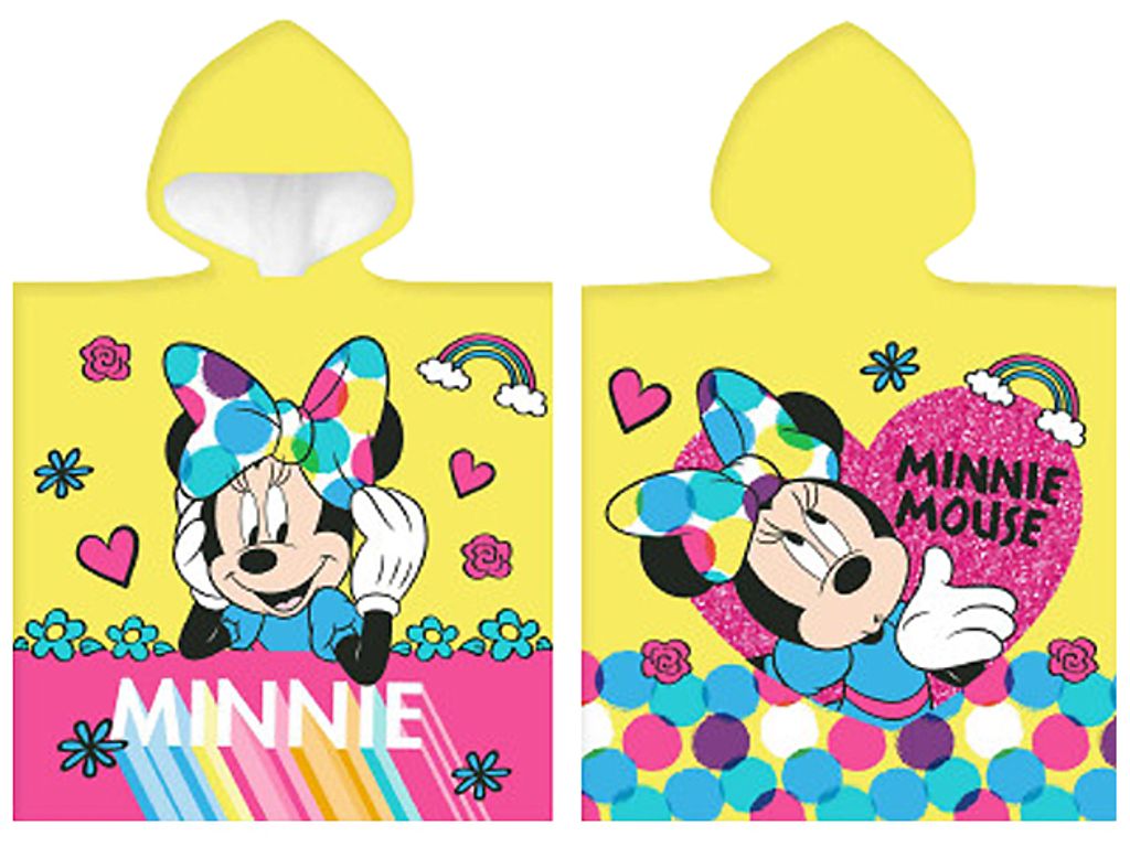 Poncho Handtuch - 50 x 100 cm - Minnie Mouse ( 110074)