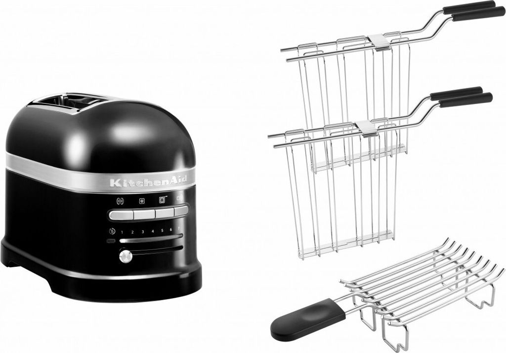 KitchenAid Set 2, 2-Scheiben Toaster Artisan 5KMT2204 Onyx Schwarz