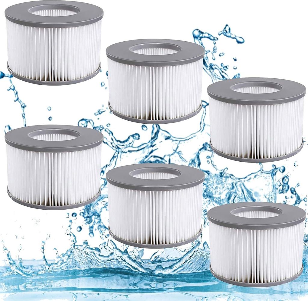 6 Stück Ersatzfilter für MSPA, Kompatibel mit Mspa Filter Produktbild 1