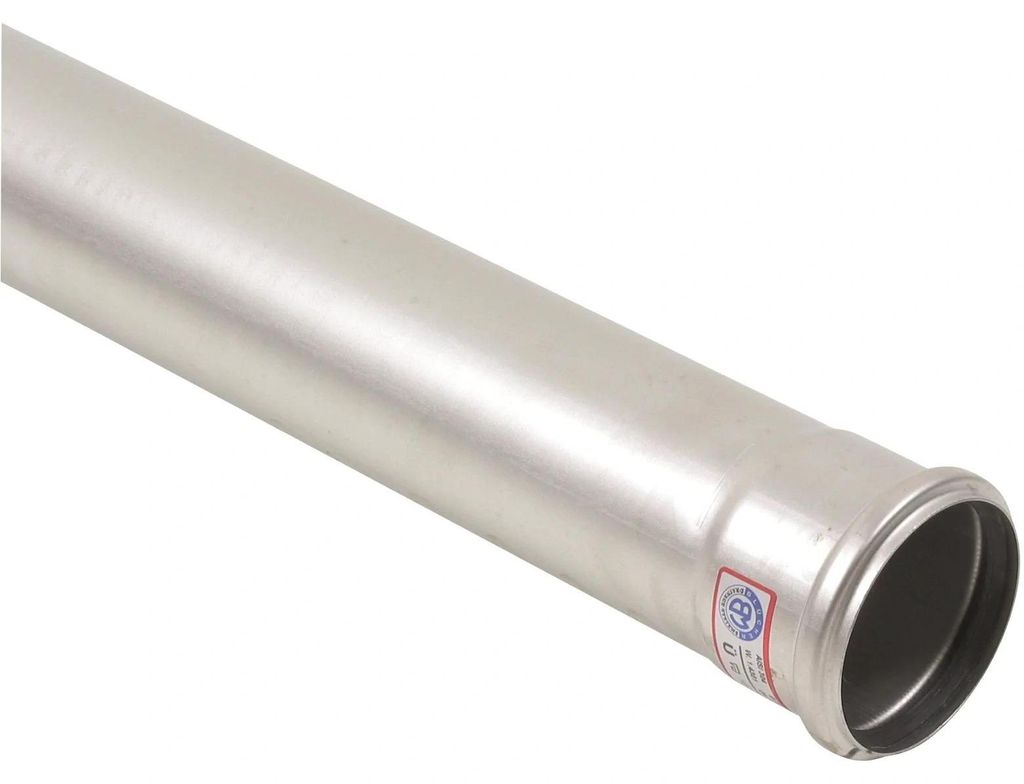 Tuyau d'évacuation Blücher, EuroPipe, acier inoxydable Image du produit 