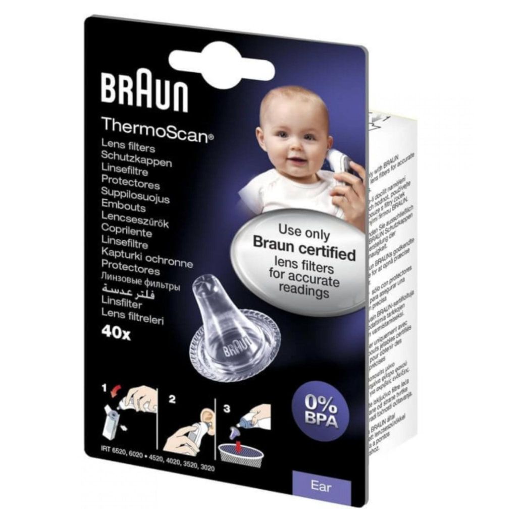 Braun ThermoScan LF40 beschermhoezen, verpakking van 40 Productafbeelding 