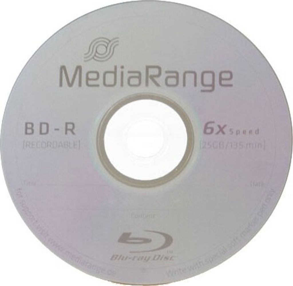Bluray Disc Mediarange BDR 25 GB, 6x Speed Kaufland.de