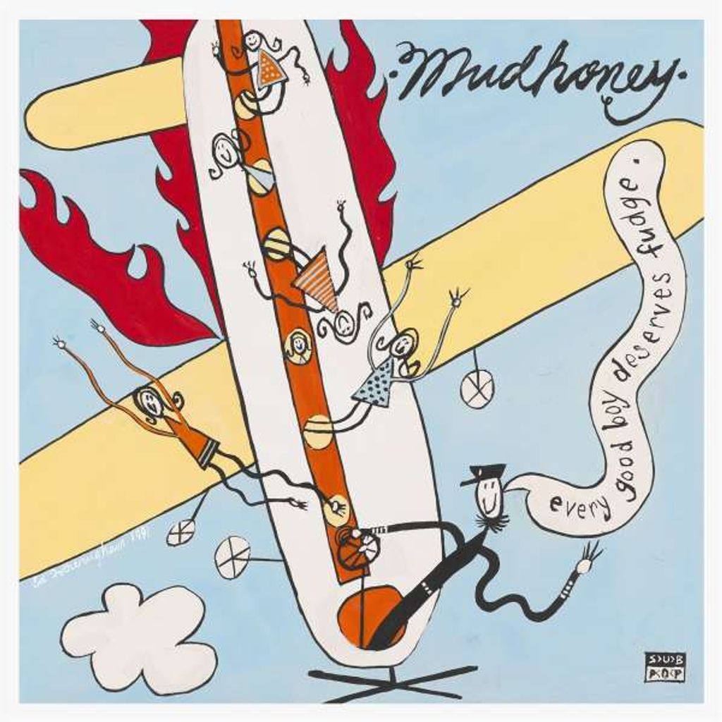 Mudhoney: Every Good Boy Deserves Fudge (remastered) (30th Anniversary Deluxe Edition) (Light Blue Marbled & Red Vinyl) - Sub Pop - (Vinyl / Rock (...
