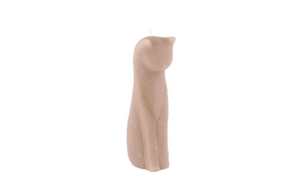 Rasteli Luz Your Zylinderkerze Cat-Puss Rosa D 9 cm H 25 cm