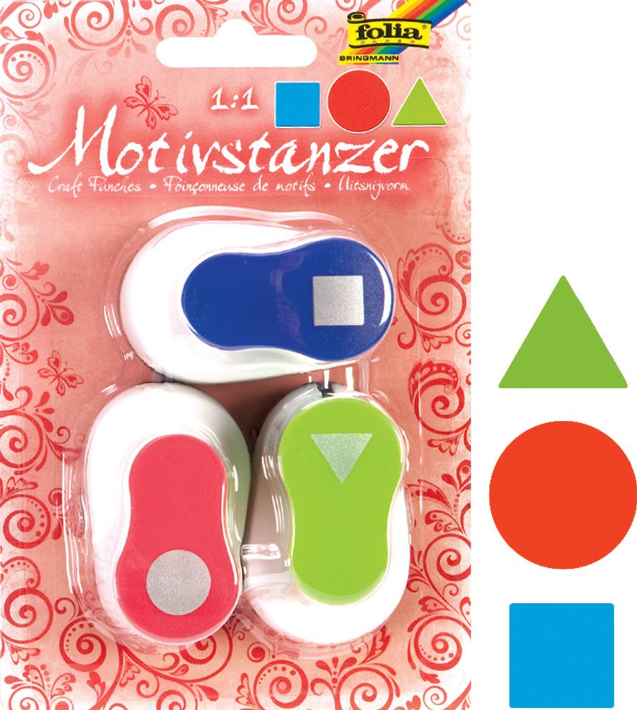 folia Motiv-Locher "Ganzjahresmotive" klein Set 6