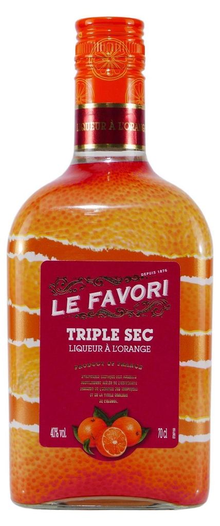Le Favori Triple Sec Orangenlikoer | 40 % vol | 0,7 l Produktbild 