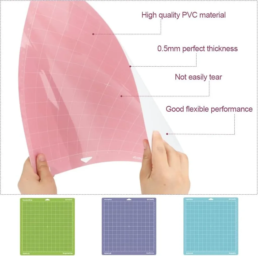 Tapis de Découpe pour Cricut Joy Set de 4 Adhésifs 4,5x6,5 Pouces