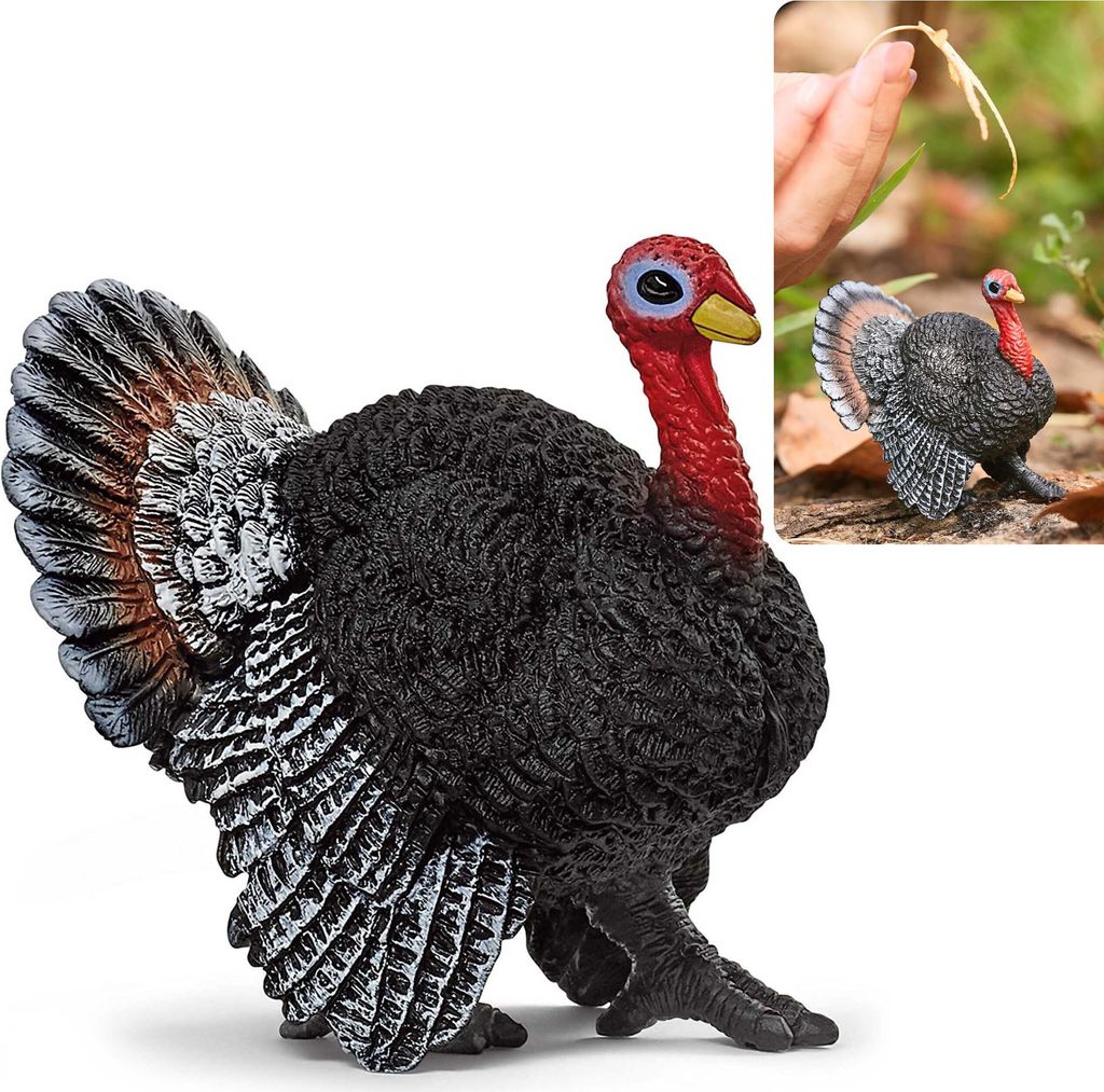Schleich Farm World - Truthahn, Figur für Kinder ab 3 Jahren