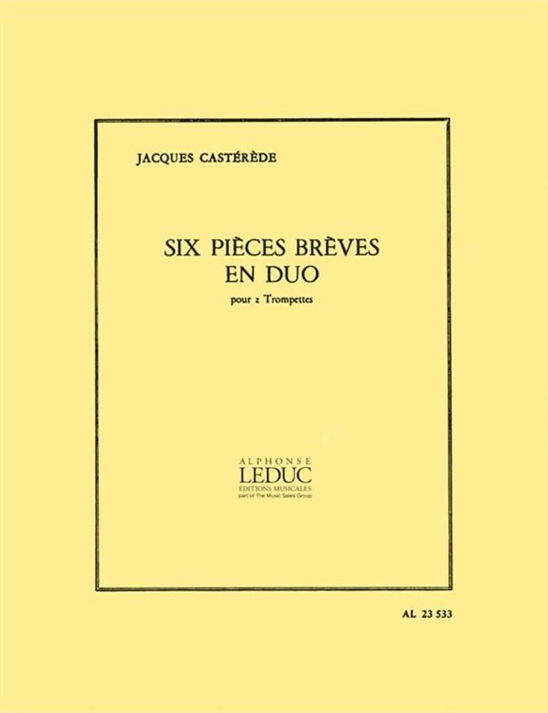 6 pièces breves en duo pour 2 trompettes