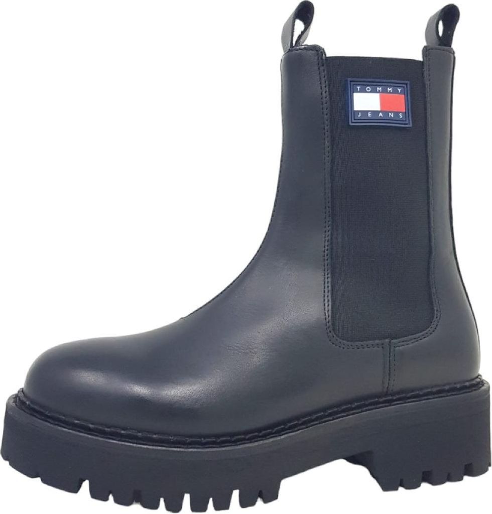 Tommy Hilfiger TJW Urban Chelsea Stiefel Schwarz in Gr. 41