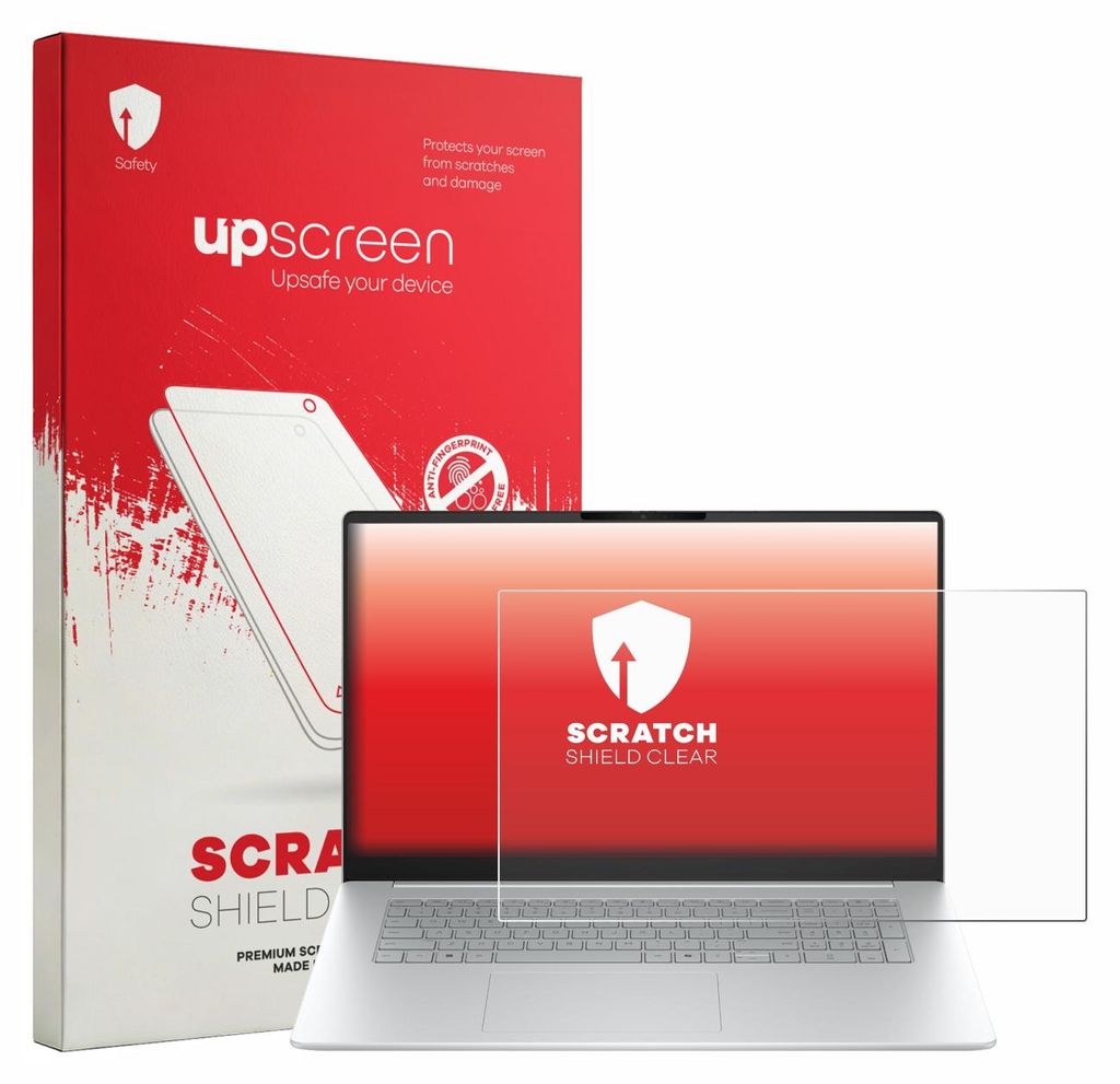 upscreen Schutzfolie für HP OmniBook 3 17 17-dp0233ngx Displayschutz Displayschutzfolie Folie Klar Transparent