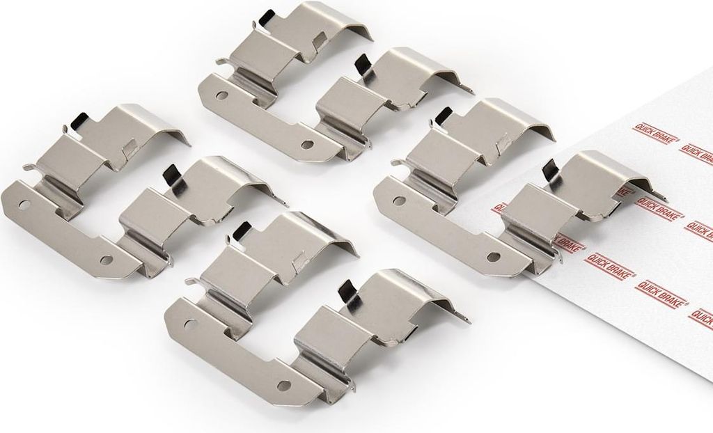 QUICK BRAKE 109-1734 Zubehörsatz Scheibenbremsbelag Hinten Produktbild 