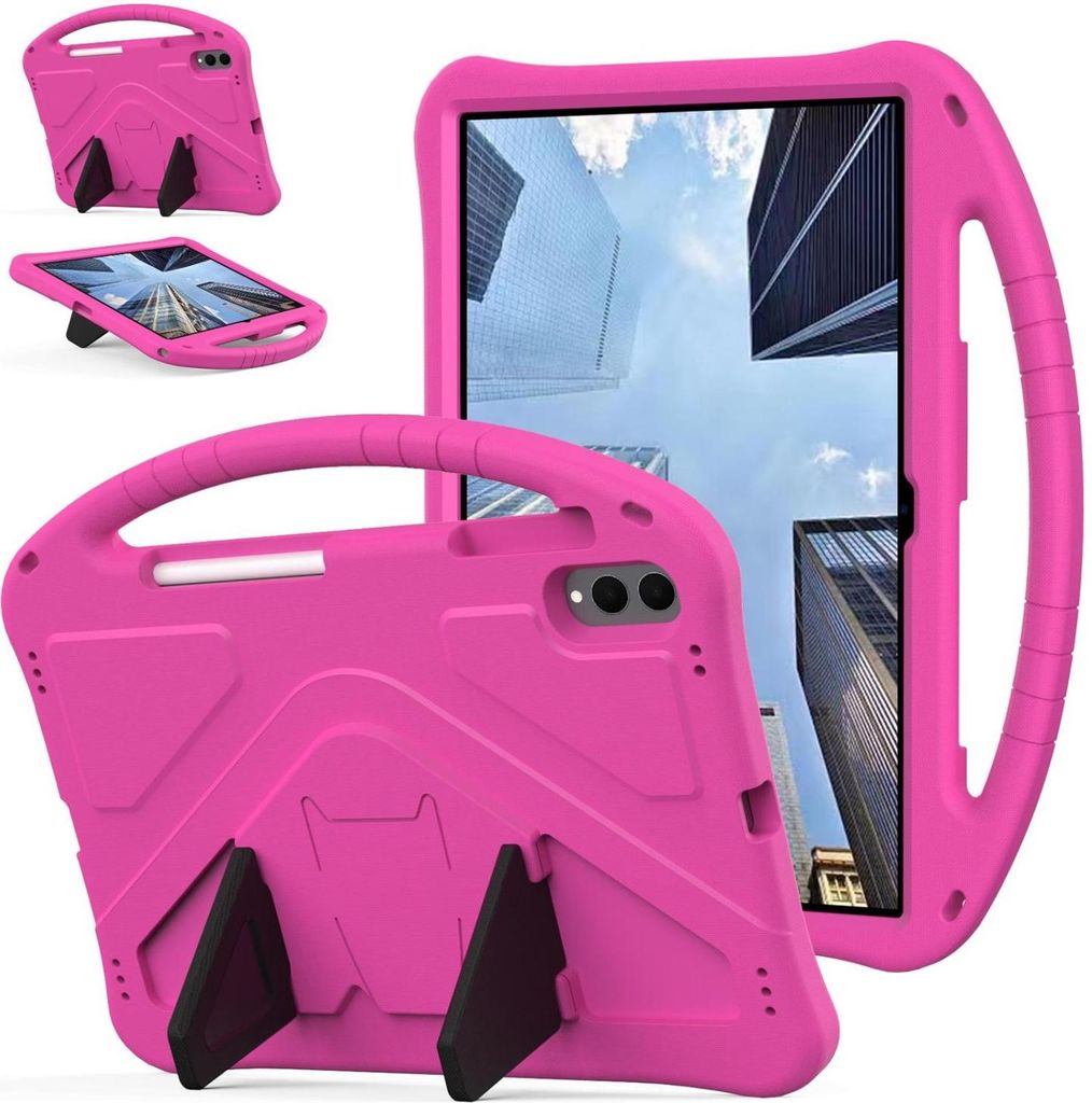 Mobigear AeroArmor Samsung Galaxy Tab S11 Ultra Hülle EVA Schaum + Stifthalter - Pink