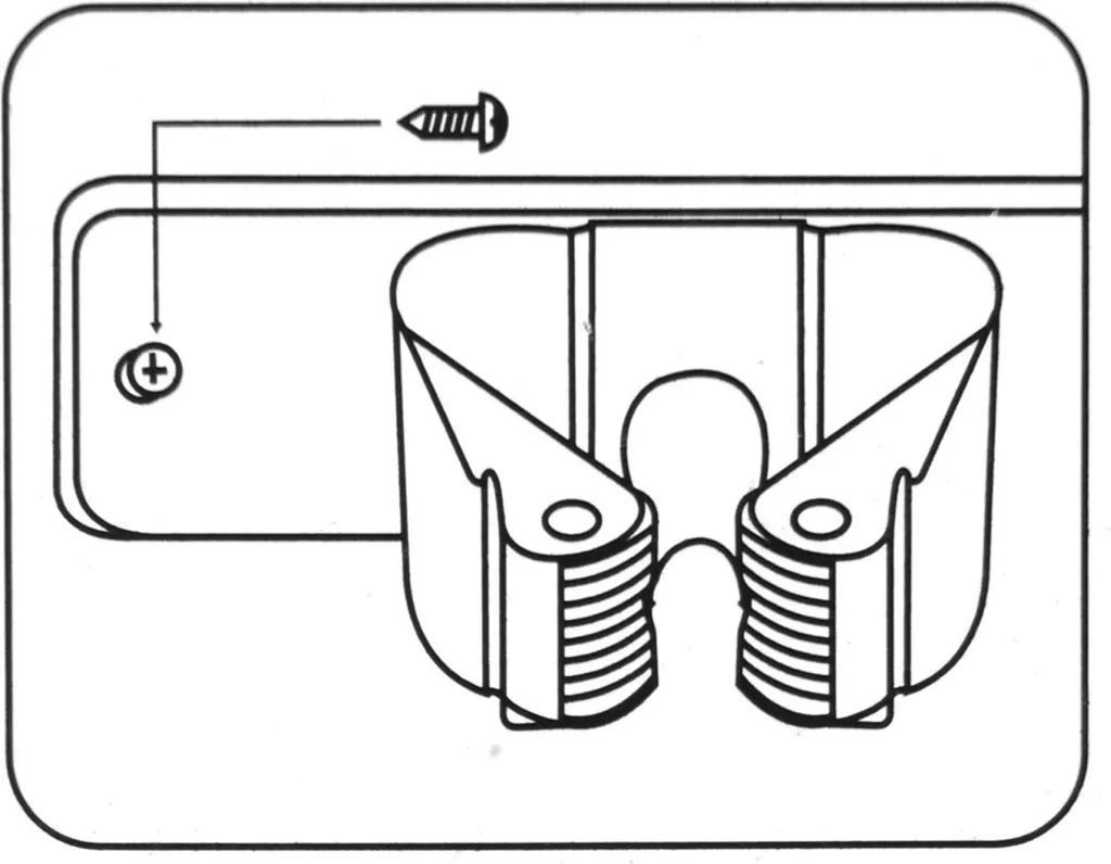 Organizer Giardino Metallo: Gancio Triplo per Attrezzi e Scope - 2