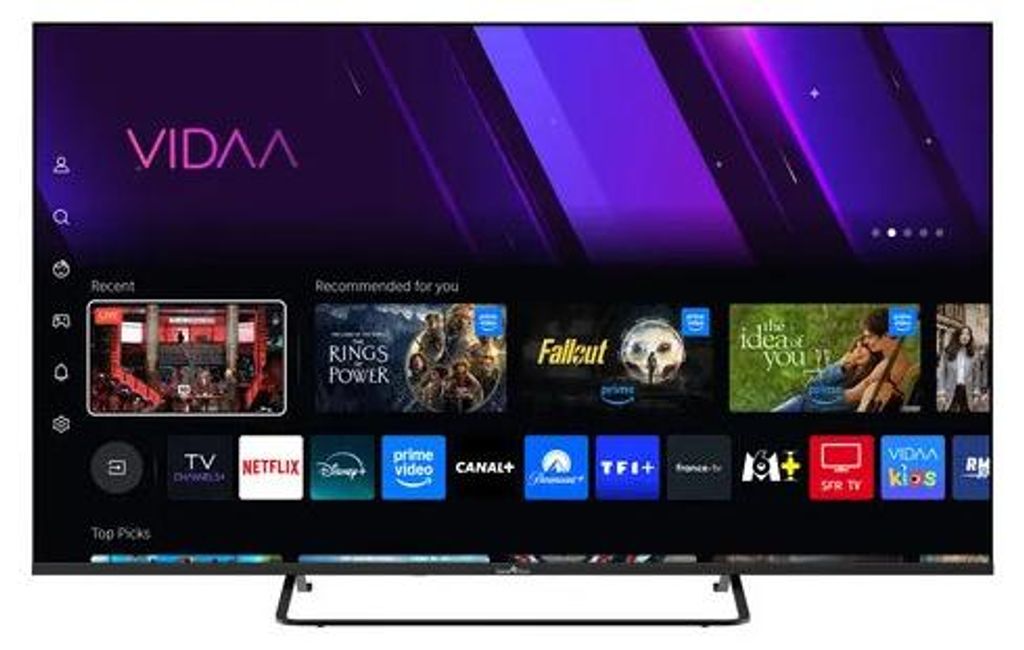 Smart Tech TV QLED 4K UHD 50' (126 cm) 50QV02K VIDAA TV - Immagine del prodotto 
