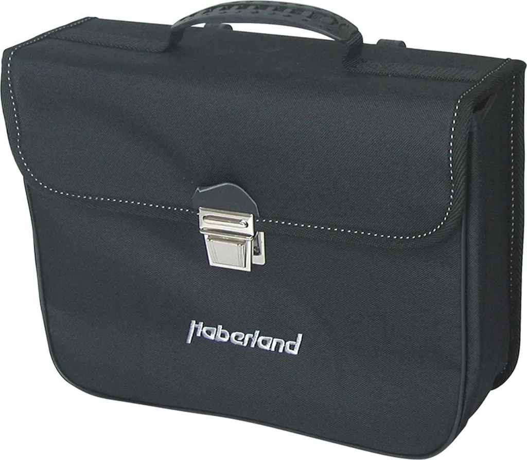 Sacoche Vélo Étanche Haberland Noir 10L - Compacte et Classique EH0282