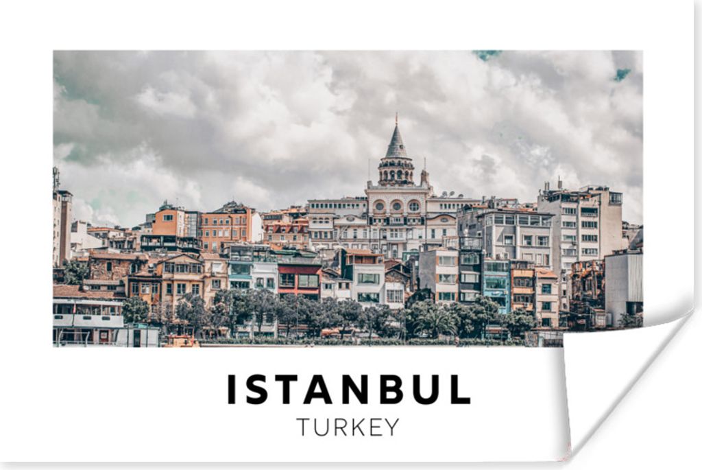 MuchoWow Poster Istanbul - Türkei - Architektur 60x40 cm - Schlafzimmerdekoration