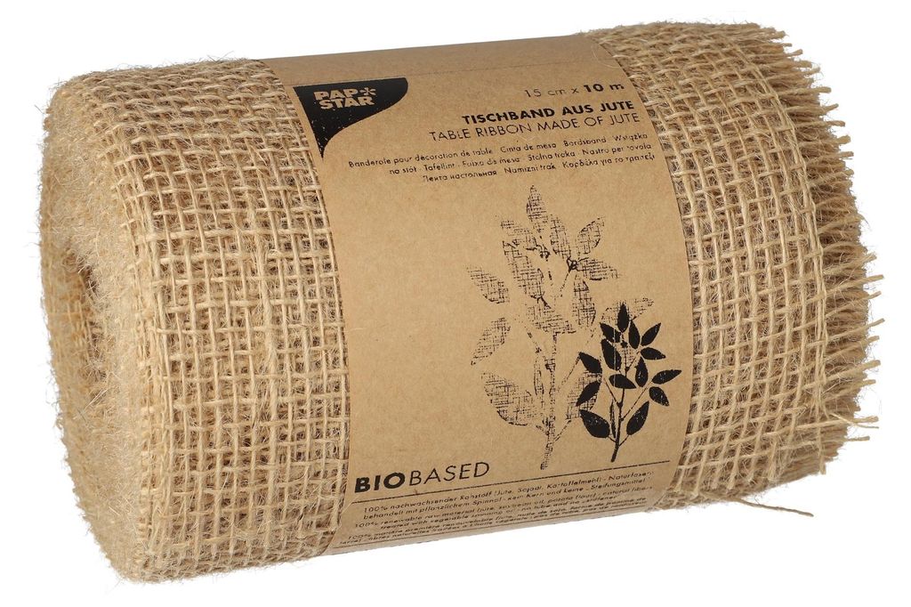 PAPSTAR  88720 PAPSTAR Tischläufer Jute, natur, (B)0,15 x Zdjęcie produktu 
