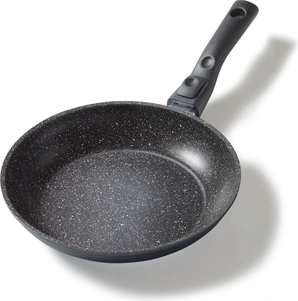 STONELINE® Padella Induzione 24cm Manico Salvaspazio Rimovibile Originale