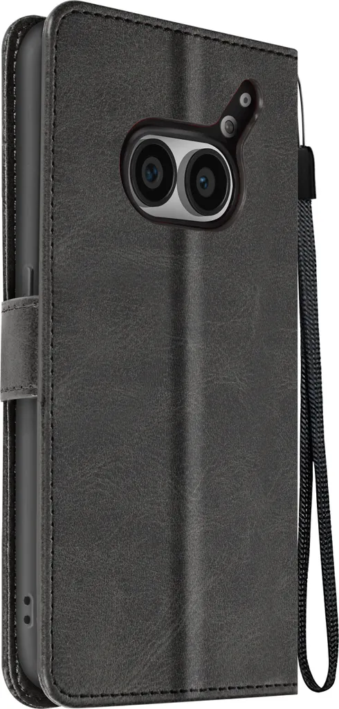 Custodia Avizar Nothing Phone 2a Nera: Portafoglio Multi-slot e Cordino