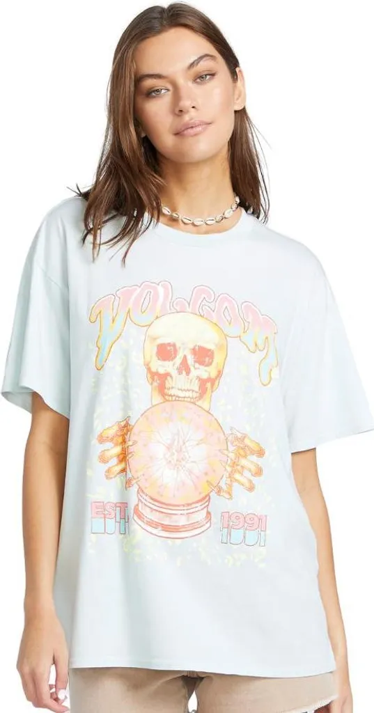 Volcom Stones Throw Tee Chlorine XS - T-shirt de Skate pour Homme