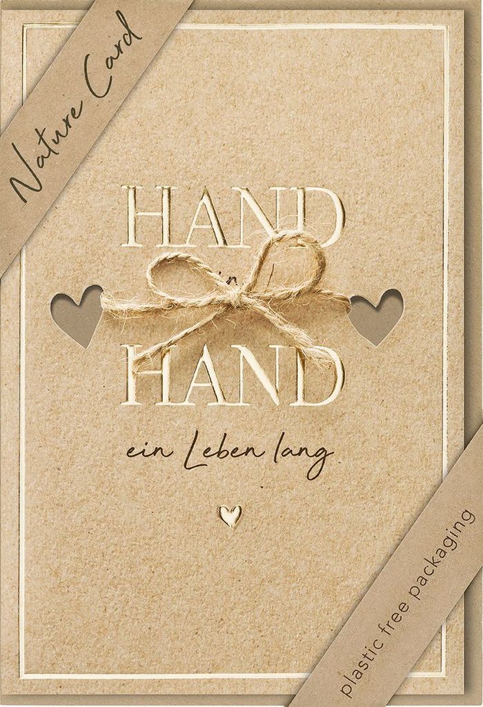 bsb 693005-2 Vermählungskarte - Natur Card, inkl. Umschlag Produktbild 