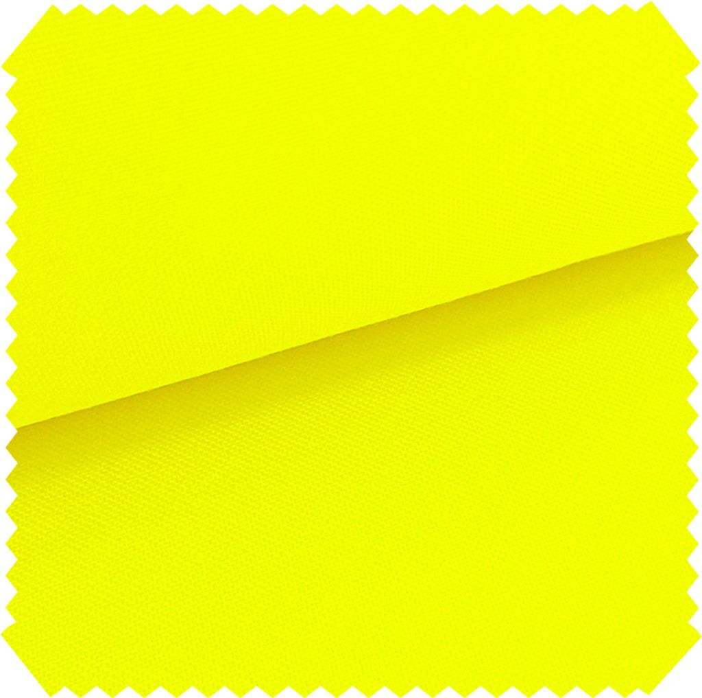 novely BRION Atmungsaktiver Twill Multifunktionaler Körper-Stoff Polyester Baumwolle Knitterfrei 1 lfm - Farbe: 99 Neongelb