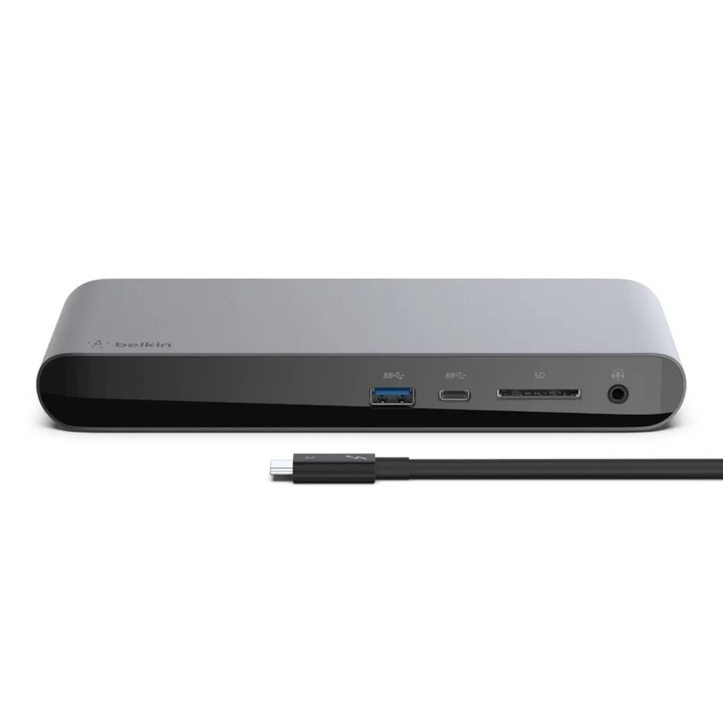 Solution de bureau Belkin Thunderbolt 3 Dock Pro pour écran 5K et Data 40G