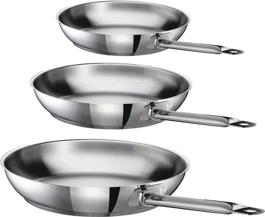 Gastro SUS Bratpfannen Set Industar Ø 20 cm + 24 cm + 28 cm