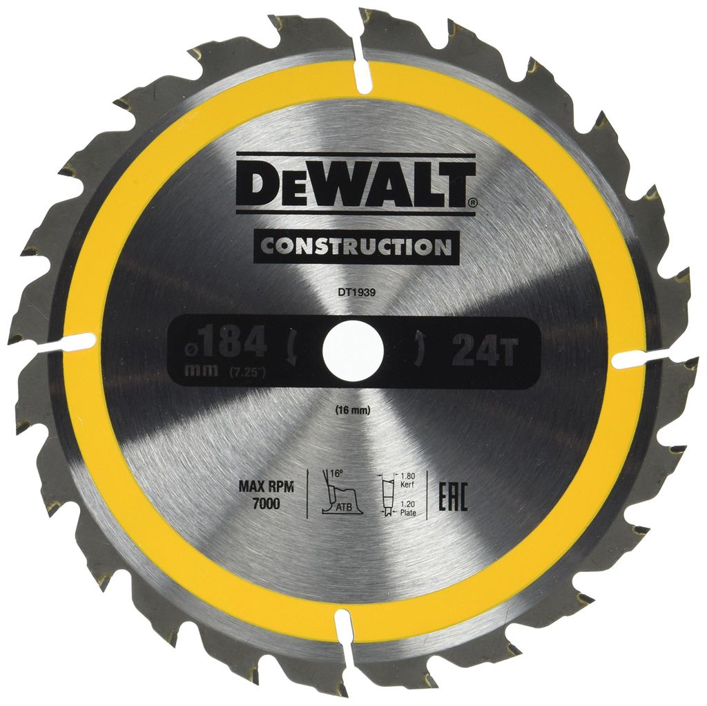 Disco de sierra circular para madera, 184/16 mm, 24 dientes Imagen del producto 