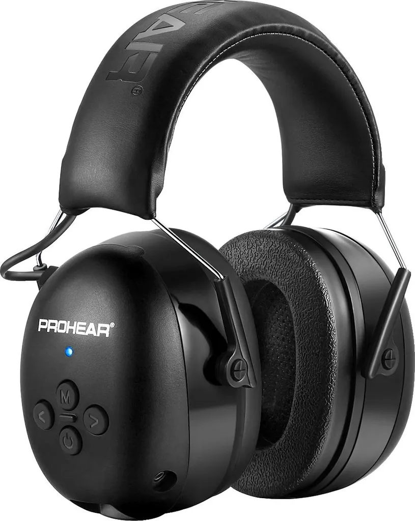 Cuffie Protettive Udito con Bluetooth 5.0 | NRR 25dB | Nere | 40h