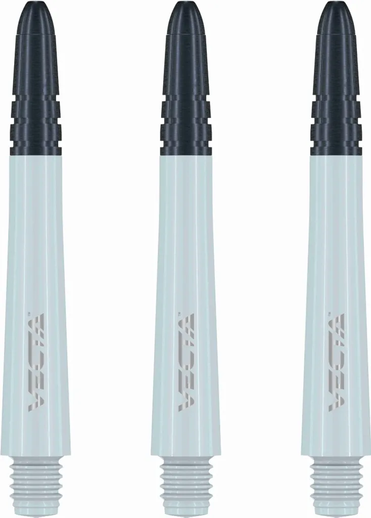 Tiges fléchettes médium Vecta de Winmau couleur verte en pack