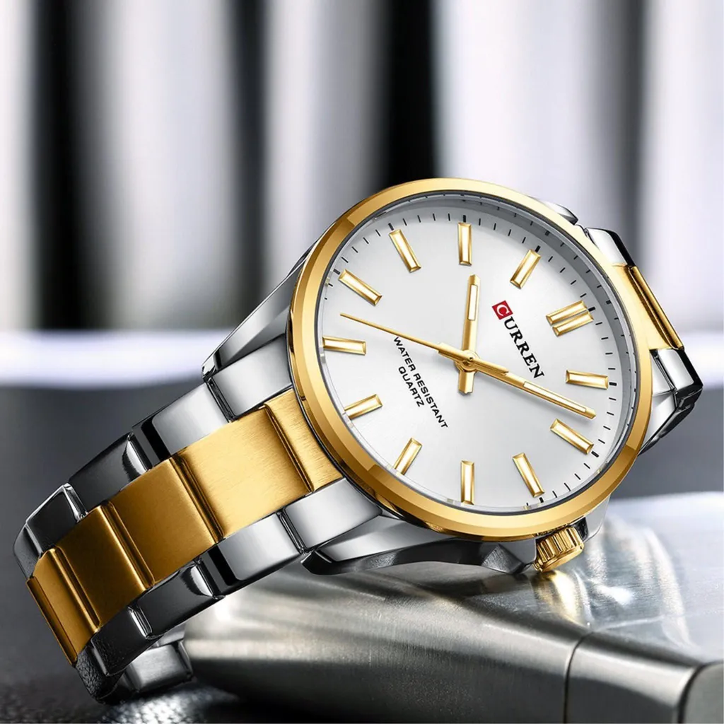 Montre Curren 9090G Anti-Rayures - Une Montre Durable et Précise au Quotidien