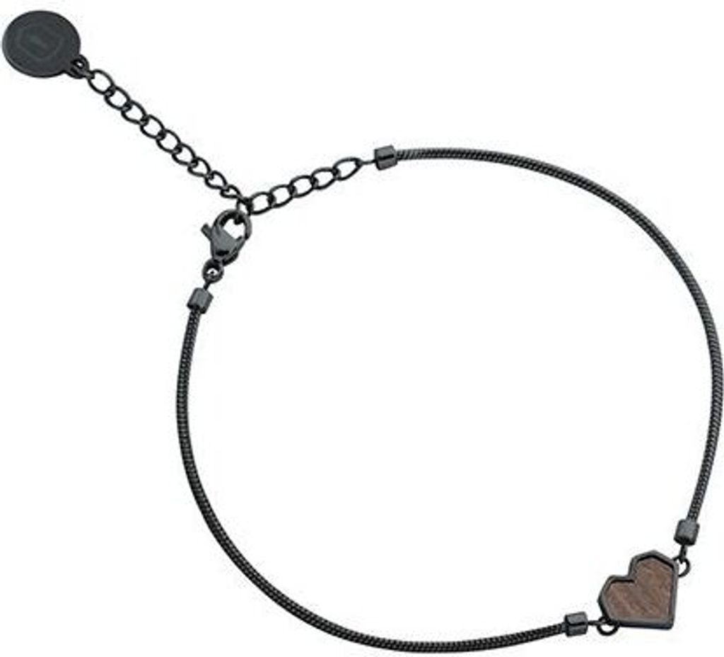 BeWooden-Frauen Armband Apis Nox Armband Herz S/M 17-21 cm