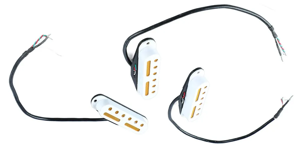 Éliminez les Parasites : Lot 3 Micros Simple Bobinage Blanc pour Guitare - 10