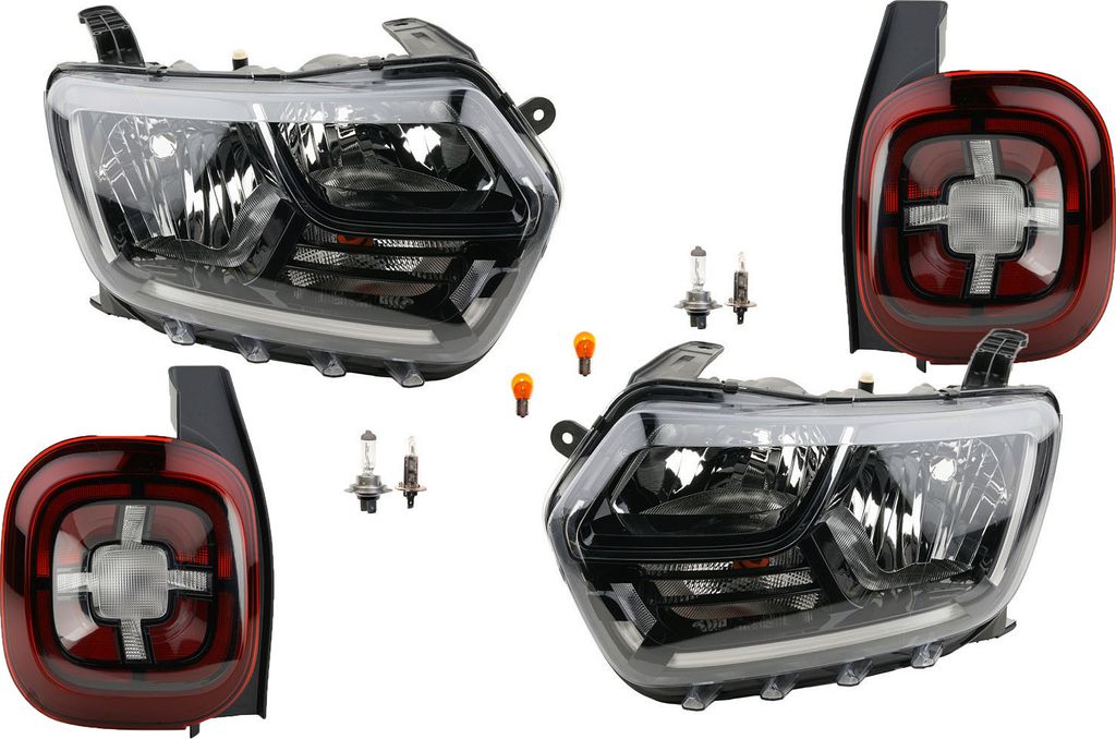 Scheinwerfer & Heckleuchten passend für Dacia Duster + Leuchtm. Set Links Rechts Johns