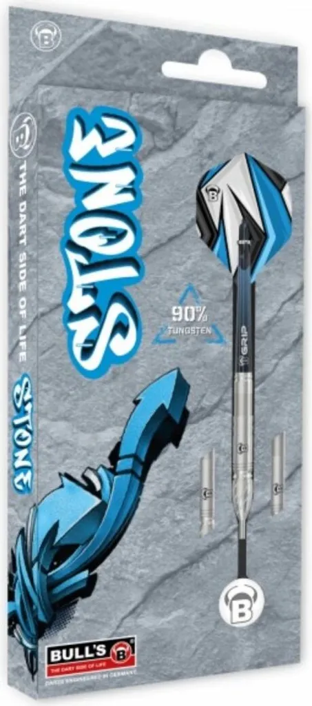 Fléchettes tungstène Bulls Stone S1 23g pour joueurs exigeants