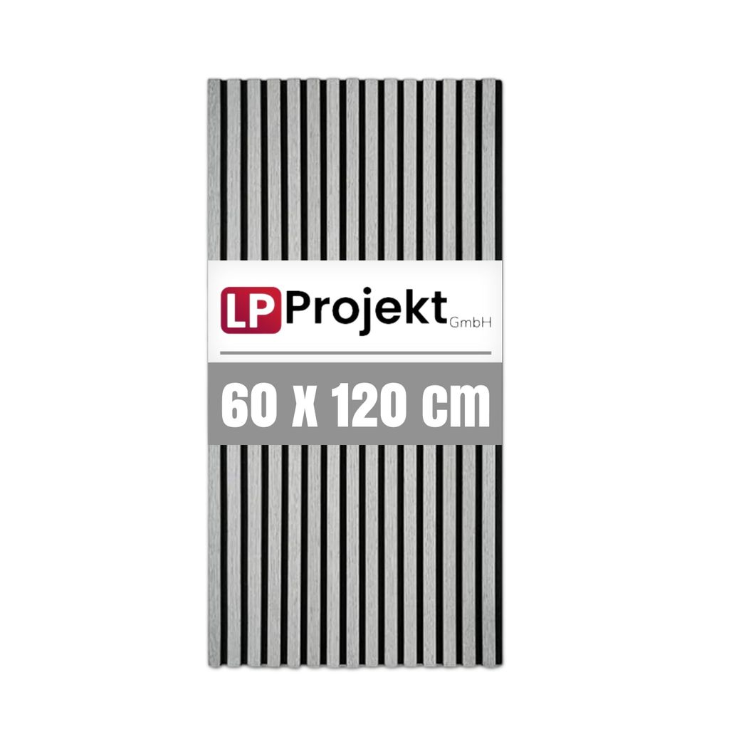LP Projekt Holzwandpaneel 120x60cm | Modernes 3D Produktbild 
