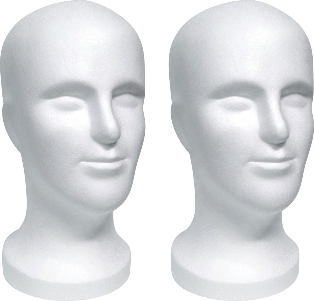 2 x FP Styroporkopf SAM - ca. 33 cm - TOP Markenqualität Produktbild 