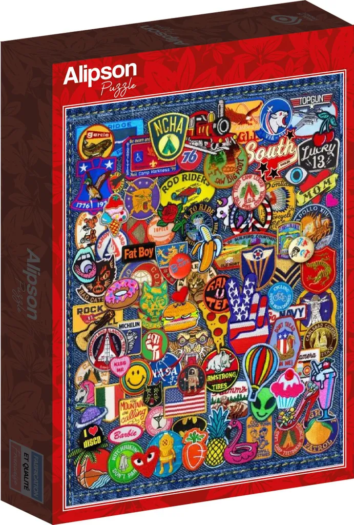 Puzzle Alipson 1000 pièces haute précision Patch Crazy anti-reflets - 2