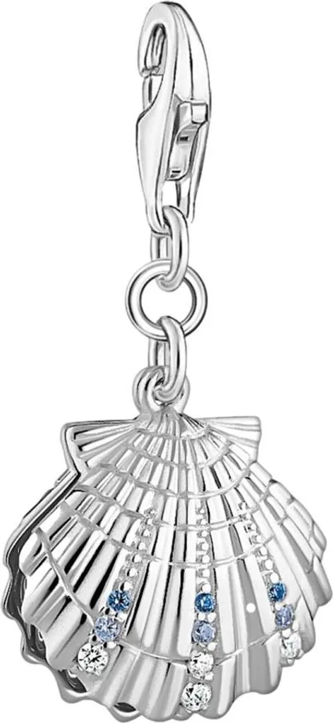 Charm coquillage argent durable et anti-ternissement pour bracelet femme