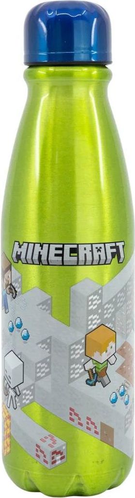 Minecraft Creeper Kinder Aluminium Trinkflasche Produktbild 