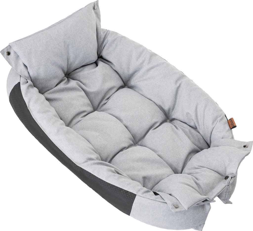 Hundebett 2in1 "Twice" -95x63cm- Multifunktionales, faltbare Sofa & Matratze, wasserfest, rutschfest, für Hunde & Katzen | PillowPrim