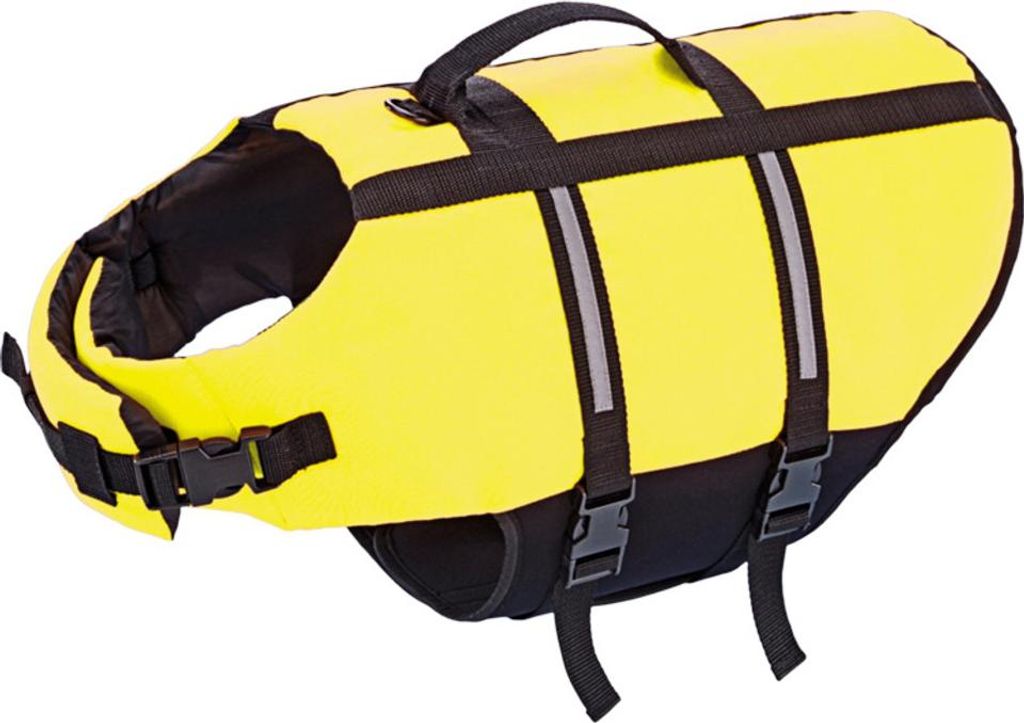 Nobby Hunde Schwimmweste neongelb, Größe: XXL / Länge: 55 cm