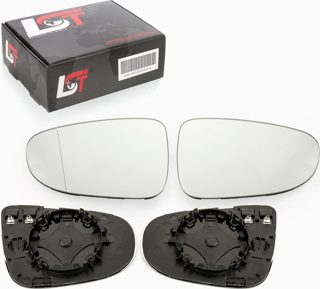 2x Spiegelglas Außenspiegel beheizbar links rechts für VW GOLF 6 5K1 TOURAN 1T3