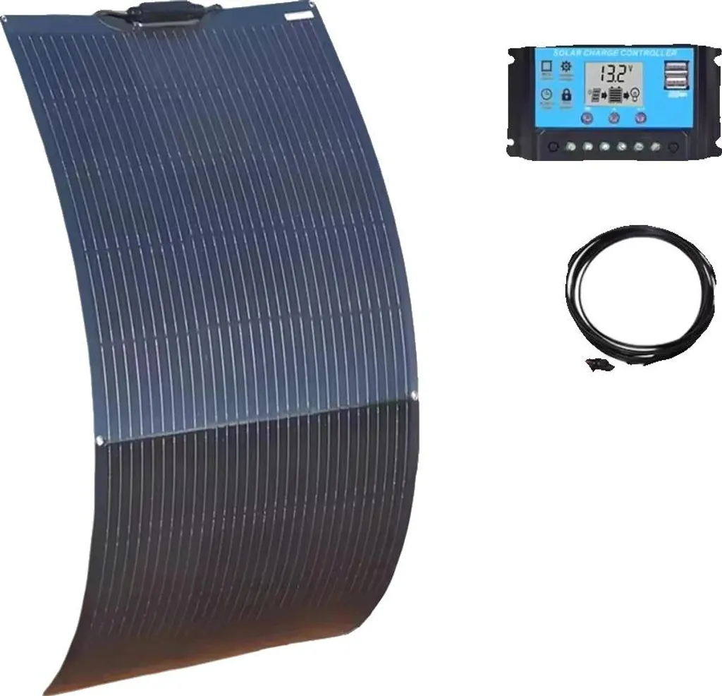 Panneau solaire flexible 150w 12v de type kit de charge étanche IP67
